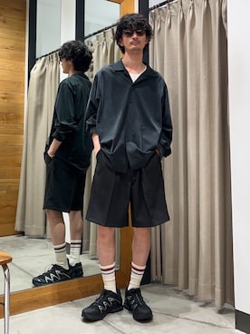 「Wrangler（ラングラー）のアイテム」を使った、rikutoさん（メンズ・175cm）の夏コーディネート