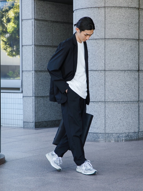 [NOTHING WRITTEN] Urban nylon trench (Black) ☆送料込☆ WRINKLED NYLON TRACK JACKET – O. FILES
