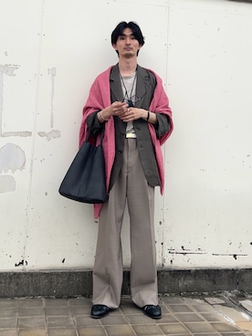 「URBAN RESEARCH（アーバンリサーチ）のアイテム（メガネ）」を使った、rikutoさん（メンズ・175cm）の秋コーディネート