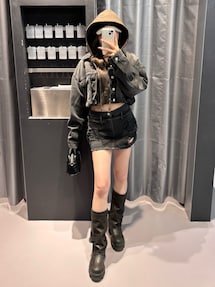 バルーンコンパクトデニムブルゾン｜エモダ（EMODA）アウトレット公式