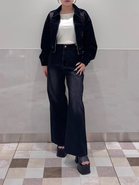豊田朱莉さん（レディース・157cm）の夏コーディネート
