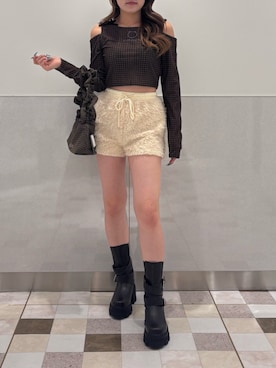 豊田朱莉さん(レディース・157cm)の夏コーディネート