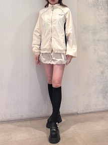 EMODA ナイロンジップアップブルゾン ナイロンジップアップブルゾン[品番：MKSW0062631]｜EMODA