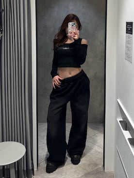 豊田朱莉さん(レディース・157cm)の春コーディネート