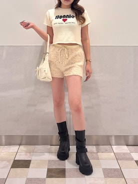 豊田朱莉さん(レディース・157cm)の夏コーディネート