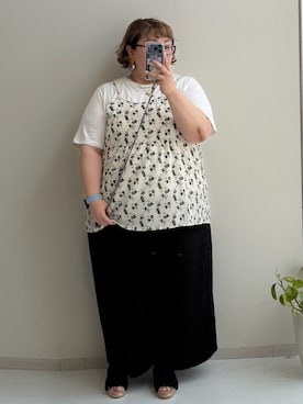nunu＊さん（レディース・160cm）の夏コーディネート