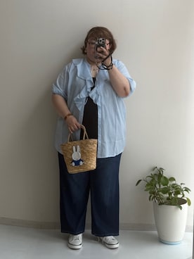 nunu＊さん（レディース・160cm）の夏コーディネート