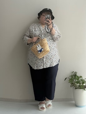 nunu＊さん（レディース・160cm）の夏コーディネート