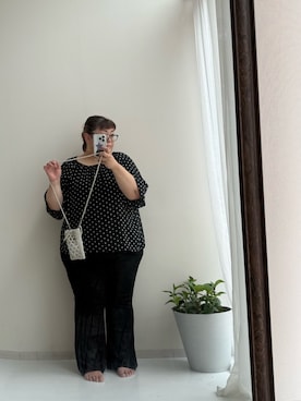 「nissen（ニッセン）のアイテム」を使った、nunu＊さん（レディース・160cm）の秋コーディネート