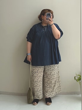 nunu＊さん（レディース・160cm）の夏コーディネート