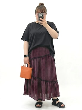 nunu＊さん（レディース・160cm）の夏コーディネート