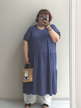 nunu＊さん（レディース・160cm）の夏コーディネート