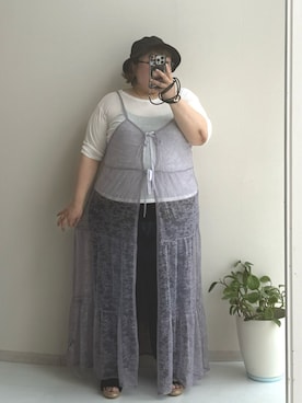 nunu＊さん（レディース・160cm）の夏コーディネート