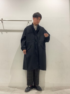 「アイテム（モッズコート）」を使った、yujiさん（メンズ・178cm）の冬コーディネート