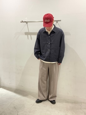 「SMELLY（スメリー）のアイテム」を使った、yujiさん（メンズ・178cm）の秋コーディネート