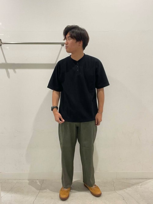 バレルレッグデニムパンツ