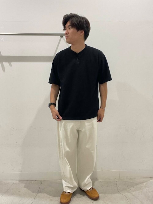 バレルレッグデニムパンツ