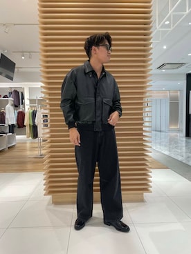 「HARUTA（ハルタ）のHARUTA　プレーンレースアップシューズ（その他シューズ）」を使った、yujiさん（メンズ・178cm）の秋コーディネート