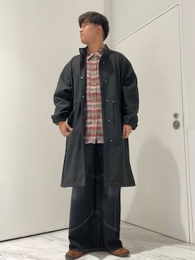 「アイテム（モッズコート）」を使った、yujiさん（メンズ・178cm）の秋コーディネート