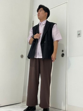 「アイテム（その他シューズ）」を使った、yujiさん（メンズ・178cm）の夏コーディネート