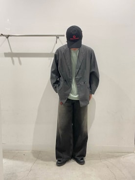「アイテム（テーラードジャケット）」を使った、yujiさん（メンズ・178cm）の夏コーディネート
