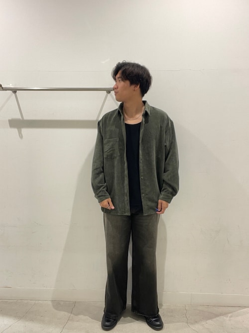 セール】ウォッシュドコーデュロイロングスリーブシャツ（シャツ