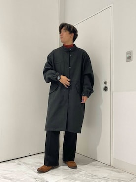 「アイテム（モッズコート）」を使った、yujiさん（メンズ・178cm）の秋コーディネート