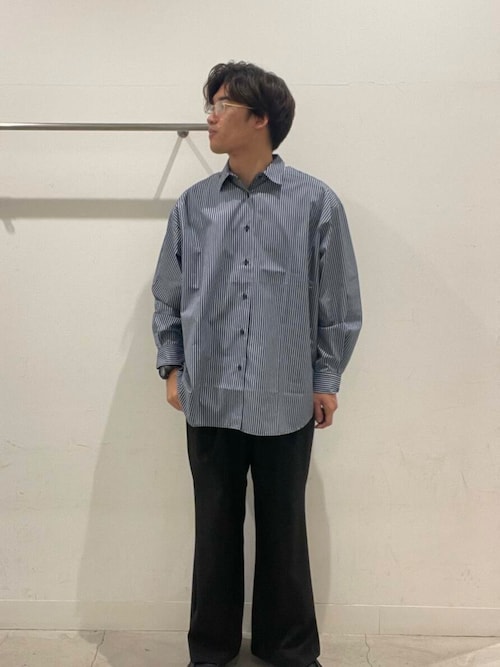 2タックフレアワイドスラックス