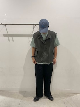 「アイテム（ベスト）」を使った、yujiさん（メンズ・178cm）の夏コーディネート