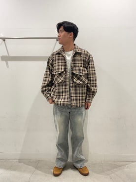 「初秋コーデ」｜「アイテム（その他アウター）」を使った、yujiさん（メンズ・178cm）の秋コーディネート