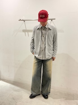 「SENSE OF PLACE by URBAN RESEARCH（センスオブプレイスバイアーバンリサーチ）のアイテム（カーディガン/ボレロ）」を使った、yujiさん（メンズ・178cm）の秋コーディネート