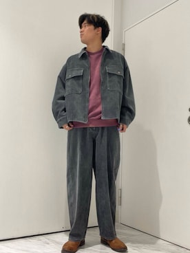 「運動会コーデ」｜「アイテム（スウェット）」を使った、yujiさん（メンズ・178cm）の秋コーディネート
