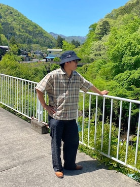 「MACK BARRY（マクベリー）のアイテム」を使った、yujiさん（メンズ・178cm）の春コーディネート