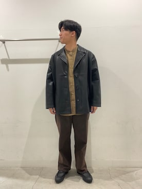 「初秋コーデ」｜「アイテム（その他アウター）」を使った、yujiさん（メンズ・178cm）の秋コーディネート