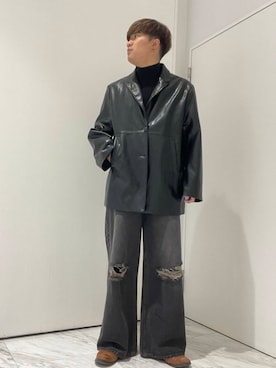 「通学コーデ、冬」｜yujiさん（メンズ・178cm）の冬コーディネート
