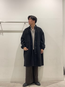 「オトナカジュアル」｜「アイテム（モッズコート）」を使った、yujiさん（メンズ・178cm）の秋コーディネート