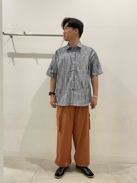 「ディズニーコーデ」｜yujiさん（メンズ・178cm）の夏コーディネート