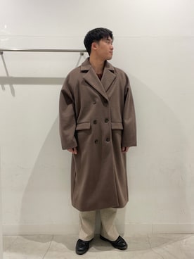 「アイテム（テーラードジャケット）」を使った、yujiさん（メンズ・178cm）の冬コーディネート