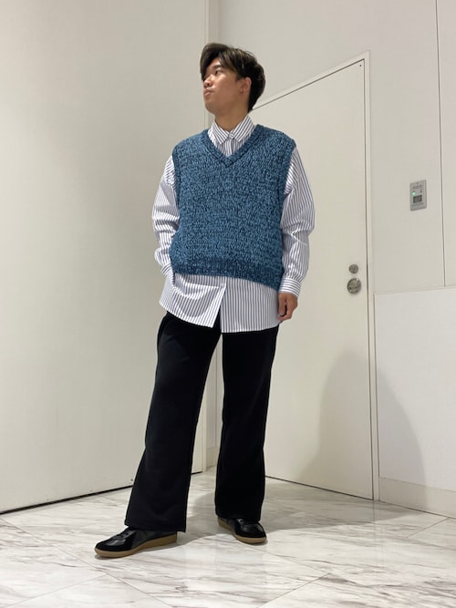 ミックスヤーンニットベスト