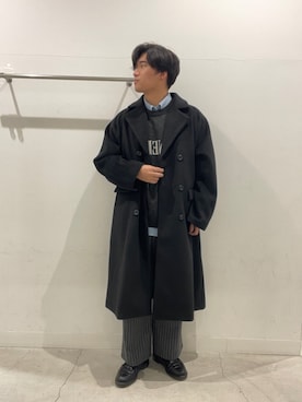 「アイテム（テーラードジャケット）」を使った、yujiさん（メンズ・178cm）の冬コーディネート