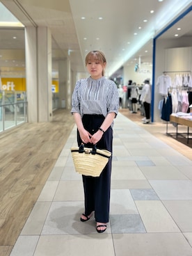 「ショッピング」｜「アイテム（シューズ）」を使った、MIAさん（レディース・156cm）の夏コーディネート