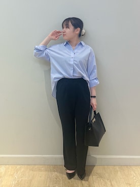 「NOLLEY’S Sophi（ノーリーズソフィ）のアイテム」を使った、MIAさん（レディース・156cm）の夏コーディネート