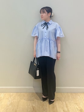 「NOLLEY’S Sophi（ノーリーズソフィ）のアイテム」を使った、MIAさん（レディース・156cm）の夏コーディネート