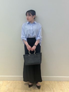 「NOLLEY’S Sophi（ノーリーズソフィ）のアイテム」を使った、MIAさん（レディース・156cm）の夏コーディネート