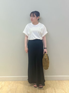 「NOLLEY’S Sophi（ノーリーズソフィ）のアイテム」を使った、MIAさん（レディース・156cm）の夏コーディネート