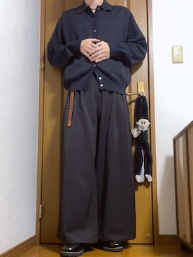 「アイテム（ローファー）」を使った、こうへいさん（メンズ・181cm）の秋コーディネート