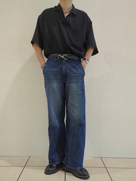 「Llife（ライフ）のアイテム」を使った、こうへいさん（メンズ・181cm）の夏コーディネート