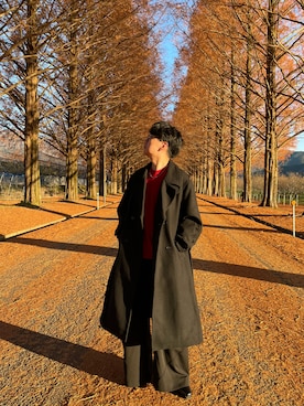 「アイテム（アクセサリー）」を使った、こうへいさん（メンズ・181cm）の冬コーディネート