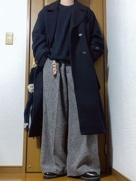 「アイテム（キーケース/キーアクセサリー）」を使った、こうへいさん（メンズ・181cm）の冬コーディネート