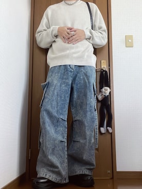 「アイテム（リング）」を使った、こうへいさん（メンズ・181cm）の秋コーディネート